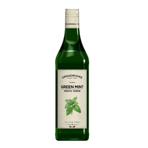Mint Syrup - Mint flavor syrup made with mint and sugar.