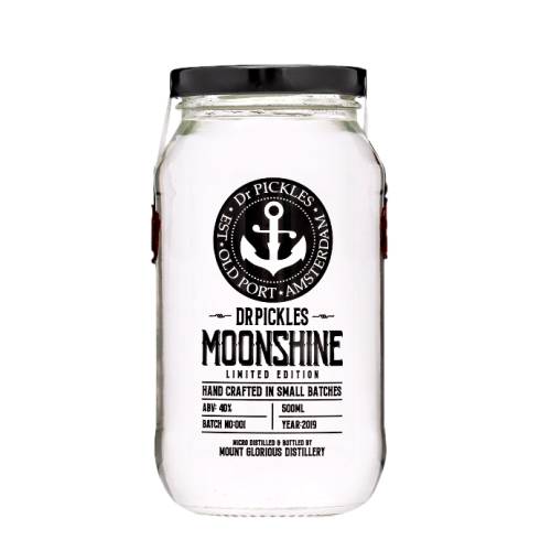 Moonshine Dr Pickles - Dr Pickles Moonshine made the traditional way with the love and spirit of the deep south.