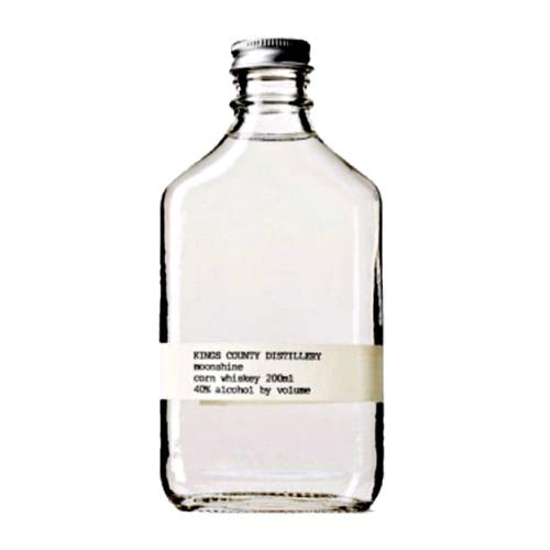 Moonshine Kings County - Kings County Moonshine is distilled from organic corn and malted barley and one of the highest proportions of malted barley on a whiskeys mash.