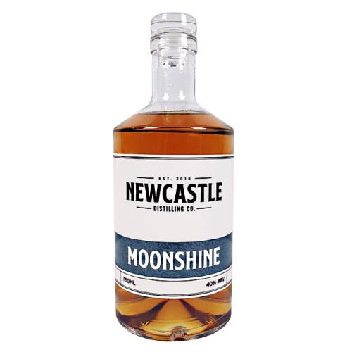 Newcastle Distilling Moonshine is a corn based spirit is double distilled and aged on port soaked oak and rich and full bodied with sweet caramel notes.