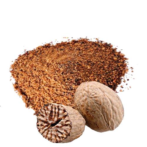 Nutmeg is the seed or ground spice of several species of the genus Myristica.