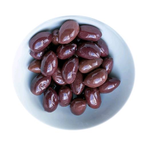 Olive Kalamata - Kalamata olive is a dark purple olive with a smooth meaty texture named after the city of Kalamata in the southern Peloponnese Greece.