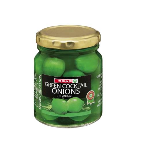 Onion Green - Small green coloured onion pickled in an acid.