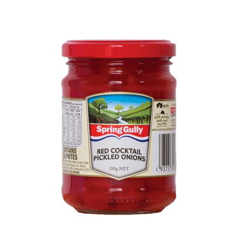 Onion Red - Small red coloured onion pickled in an acid.