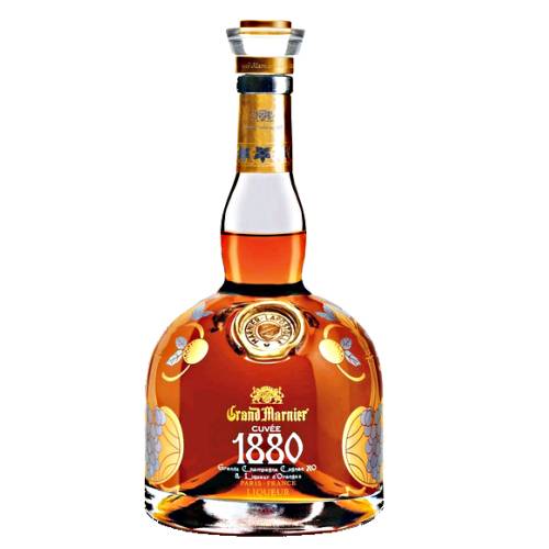 Orange Liqueur Grand Marnier 1880 - 1880 Cuvee Grand Marnier orange liqueur is a made of premium Grande Champagne cognac XO in combination with tropical orange liqueur.