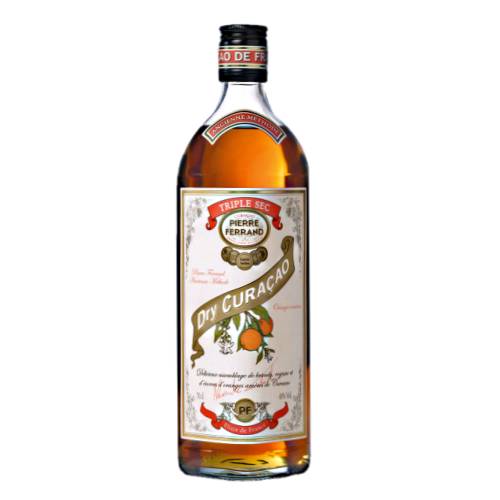 Orange Liqueur Pierre Ferrand - Pierre Ferrand dry orange curacao with three separate distillations of spices and the sec or bitter peels of curacao oranges blended with brandy and Ferrand grape spirits.
