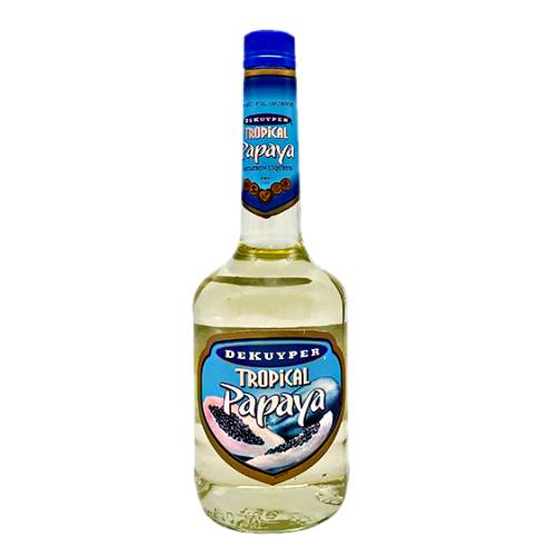DeKuyper clear papaya liqueur.