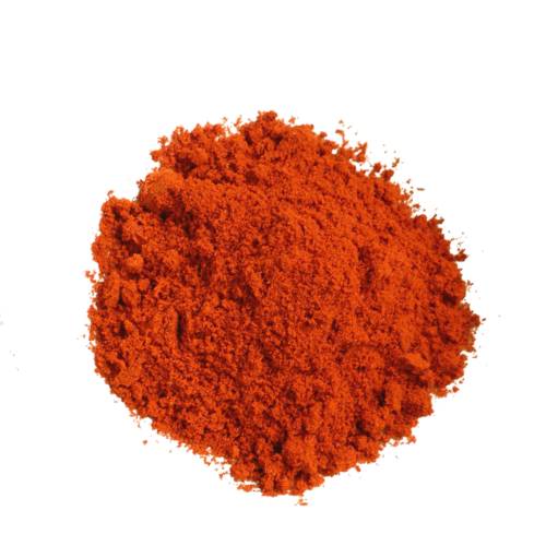 Paprika is a ground spice made from dried red fruits of sweeter varieties of the plant Capsicum annuum.