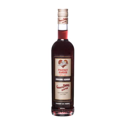 Gabriel Boudier parfait amour light red in color and bright in flavour.