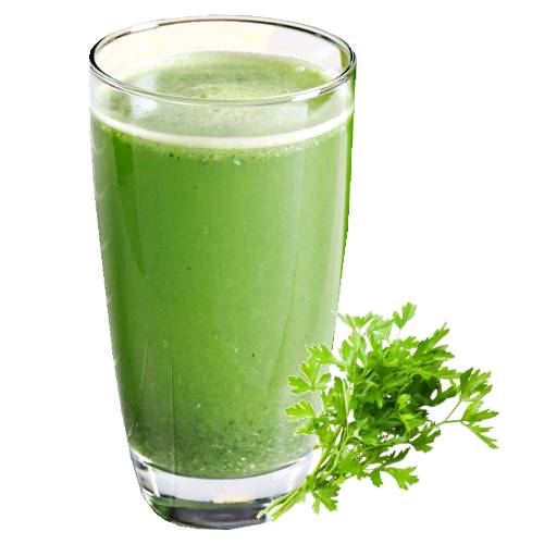 Parsley Juice - Parsley Juice is made by picking and cleaning pasley leaves the blending well and can be strained or full fiber.