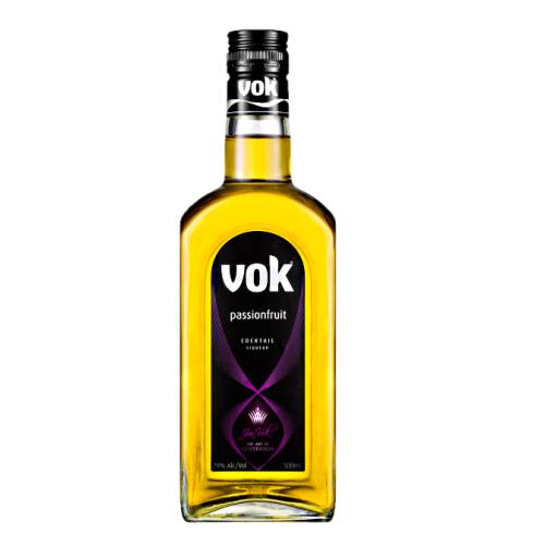 Passion Fruit Liqueur Vok - Vok passionfruit liqueur adds vibrant and tangy passionfruit flavour with balanced sweetness and rich flavour.