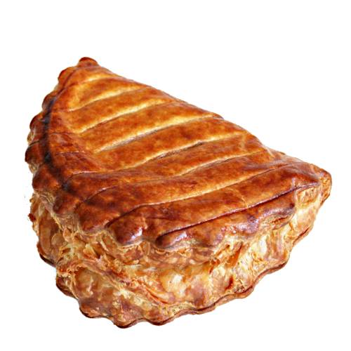 Pastry Turnover Apple - Apple turnover pastry is a type of pastry filled with cooked apple and made by folding the dough over sealing and baking until golden brown.