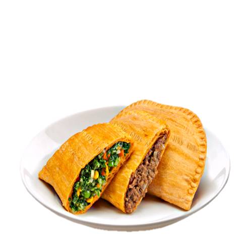 Mixed Patties is a pastry that contains various fillings and spices baked inside a flaky shell.
