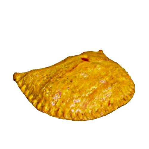 Seafood patties is filled with seafood and herbs spices baked inside a pastry.