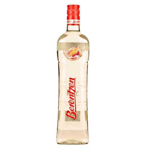 Berentzen peach liqueur is made with speciallyselected sun ripened peaches and is distilled from 100 percent single grain wheat spirit.