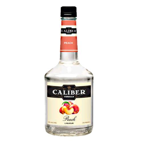 Caliber Peach Liqueur.