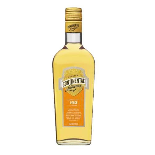 Continental peach liqueur also called Creme de Peche.
