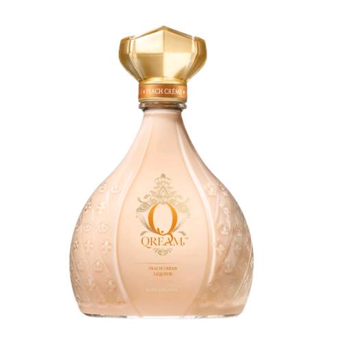 Peach Liqueur Cream - Peach liqueur cream also called Creme de Peche.