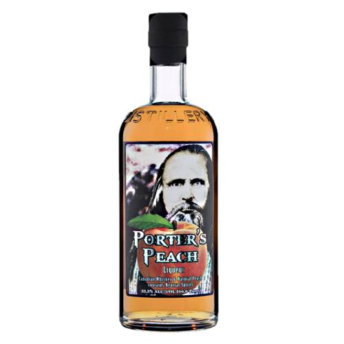 Ogdens Own Porters Peach Liqueur.