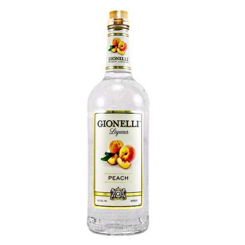 Gionelli peach schnapps is exceptionally smooth with a wonderfully sweet peach flavor.