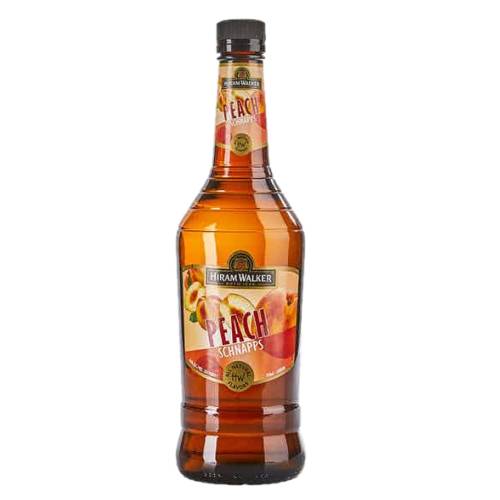 Hiram Walker peach schnapps has the luscious taste of ripe yellow peaches.