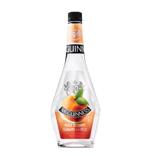 McGuinness peach schnapps clear colourless aromas and flavours of ripe peaches.