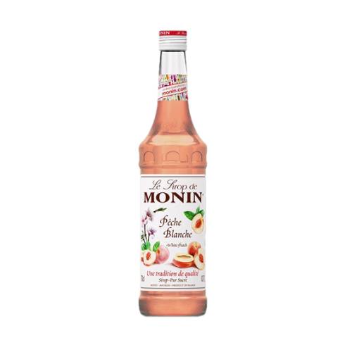Peach Syrup Monin - Monin peach syrup is made from strong peach juice heated with sugar and water to make a syrup.