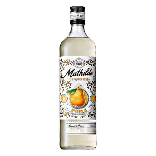 Mathilde liqueur Poires DAnjou pear liqueur is a nice balance between sunshine and rainfall which enables the fruit to ripen well.