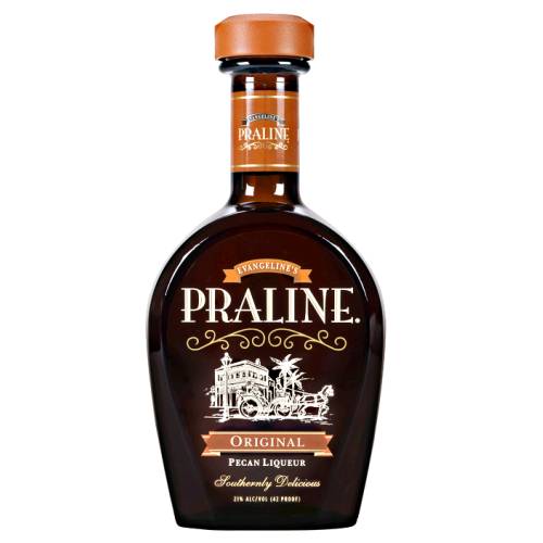 Pecan Liqueur Praline - Praline Pecan Liqueur has a distinct pecan flavor tastes excellent on the rocks simply with milk mixed in coffee or in a variety of signature cocktails.