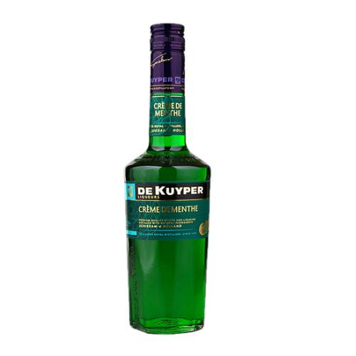 DeKuyper Peppermint Liqueur Creme de Menthe is vibrant and fresh from crisp mint leaves and lemon peels with
flashy green color.