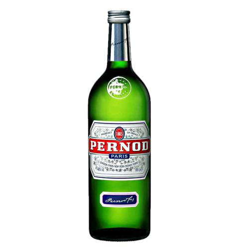 Pernod - Pernod was first made in 1805 by Henri Louis Pernod and is unsweetened aniseed flavoured liqueur.