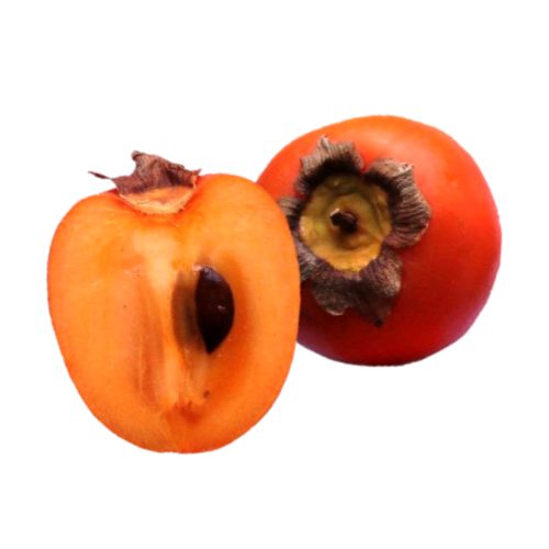 Persimmon - Diospyros kaki also called persimmon or Oriental persimmon is the most widely cultivated species of the genus Diospyros. Although its first published botanical description was not until 1780 the kaki is among the oldest plants in cultivation known for its use for more than 2000 years.