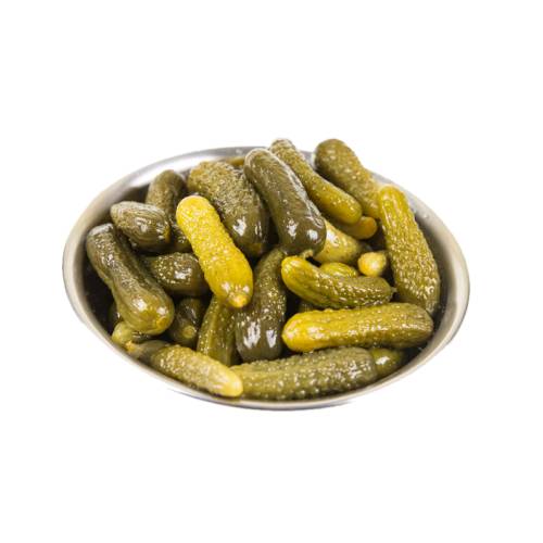 Pickle Cornichon - Small pickling cucumbers are substitutes for cornichon which are a type of tangy pickle usually made from miniature gherkin cucumbers. Cornichon pickles are usually served in France alongside smoked meats or pates.