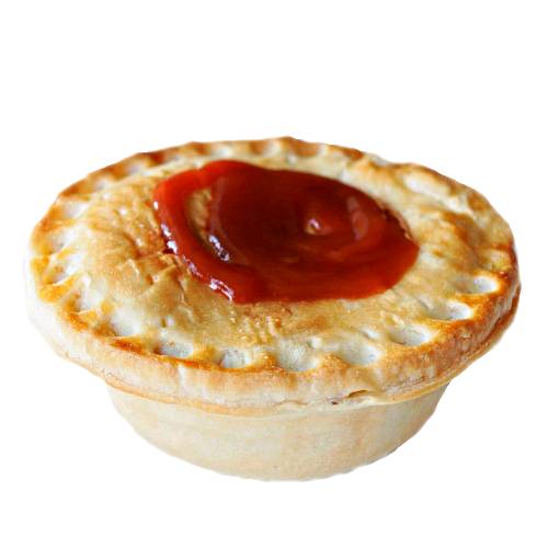 Pie Beef Sauce Tomato - Beef Pie With Tomato Sauce is a beef mince pie in a pie pastry that is backed and topped with cold tomato sauce and can be eaten with one hand.