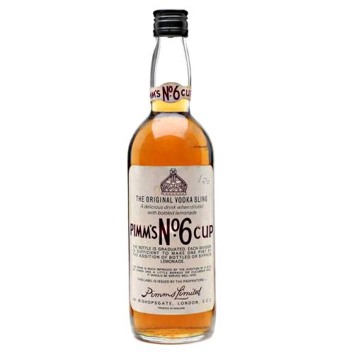 Pimms No6 - Pimms No6 is based on spirit and infused with a mix of herbs spices and fruit with a taste for a lighter drink.