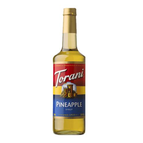 Pineapple Syrup Torani - Torani Pineapple Syrup is sweet and tart and full of pineapple flavour.