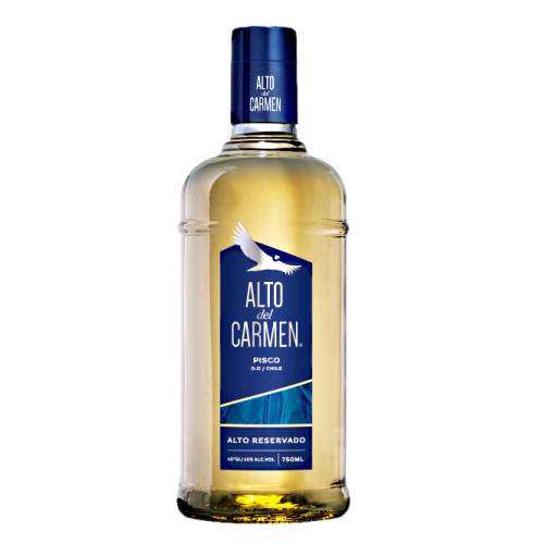 Alto Del Carmen pisco is distilled from 100 percent muscat grapes grown in the Huasco Elqui and Limari valleys of Chile.