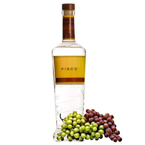 Pisco - Pisco is a colorless or yellowish to amber brandy made by distilling fermented grape into a high proof spirit.