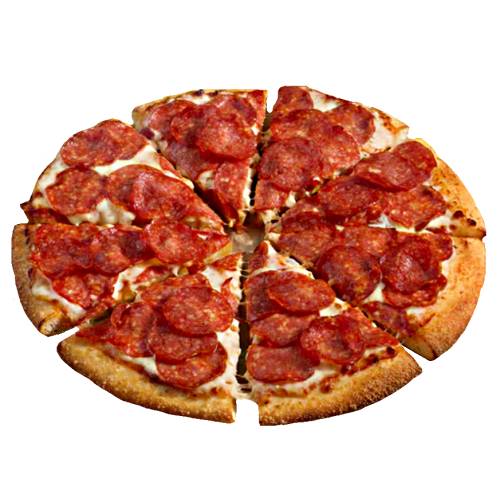 Pizza - Pizza or pie is a flat base of dough topped with tomato cheese and other ingredients baked at a high temperature oven.