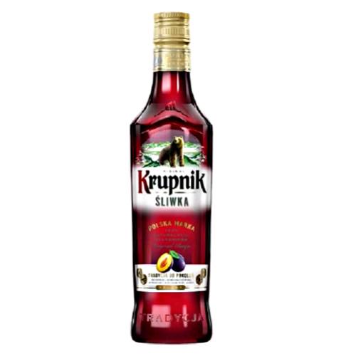 Plum Liqueur Krupnik - Krupnik Plum Liqueur with a rich rum color and deep plum flavout.