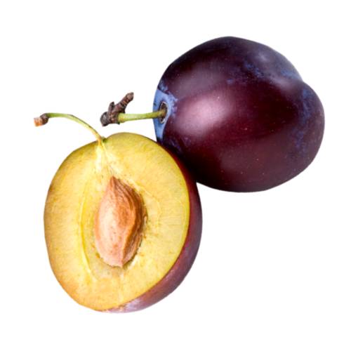 Pulp made from cutting and mashing plums.