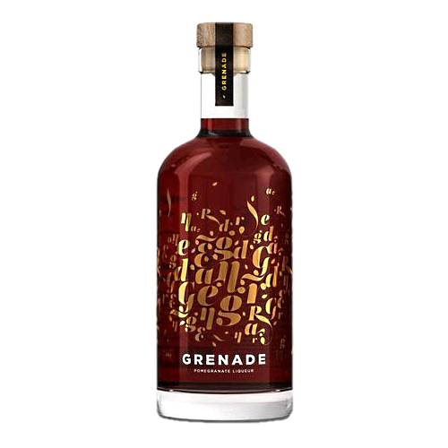 Pomegranate Liqueur Grenade - Grenade pomegranate liqueur is an aromatic liqueur bursting with freshness made from 100 percent natural Greek pomegranates collected with the utmost care in thessaly and macedonia and turned into delicate ruby juice.