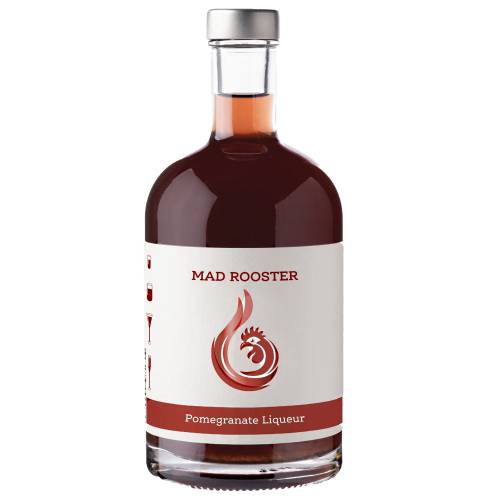 Mad Rooster Pomegranate Liqueur made from premium fruit picked freshly off the tree and quickly juiced to retain all their natural goodness and unique flavour.
