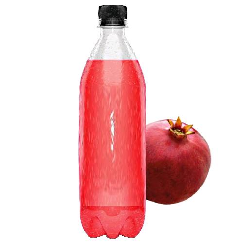 Pomegranate Soda - Pomegranate Soda is a carbonated liquid made from the juice of pomegranate and is a bright red color.