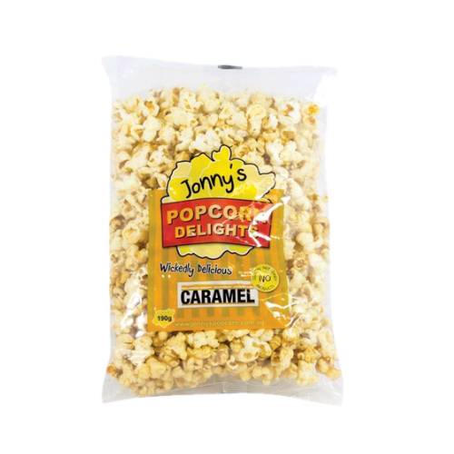 Popcorn Caramel - Caramel 	popcorn made from corn and is sweet with caramel flavour sugar.