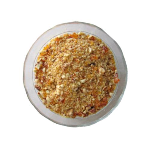 Praline - Praline is a form of confection containing at a minimum culinary nuts and sugar then ground down.