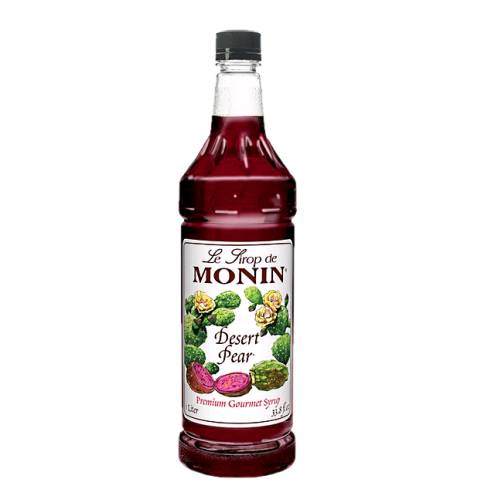 Prickly Pear Syrup Monin - Monin prickly pear cactus syrup creates a subtle earthy flavor with Desert Pears and bright fuchsia color.