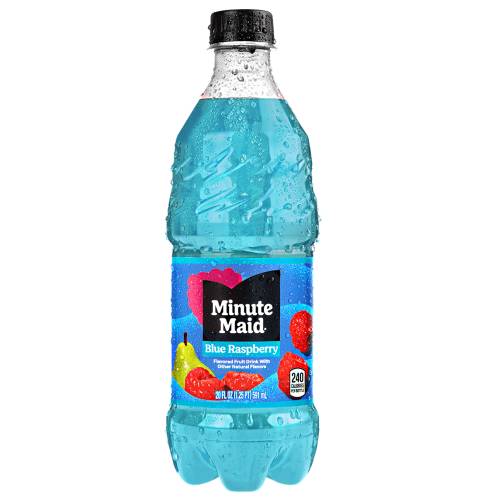 Blue Raspberry Juice is the tast of ripe raspberries with a light blue color.
