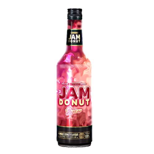 Bacchus jam donut cream is a combination of cream and raspberry Liqueur this is a perfect mix to give you that sweet Jam Donut taste.