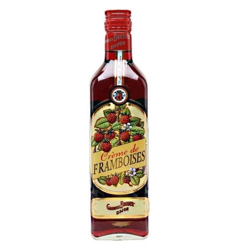 Gabriel Boudier Creme De Framboises raspberry flavoured liqueur.